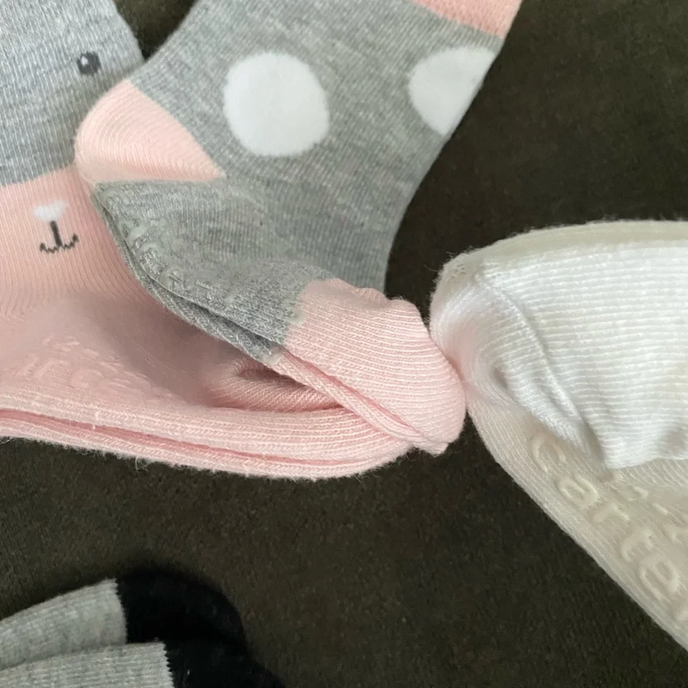 Carter's baby girl sock bundle